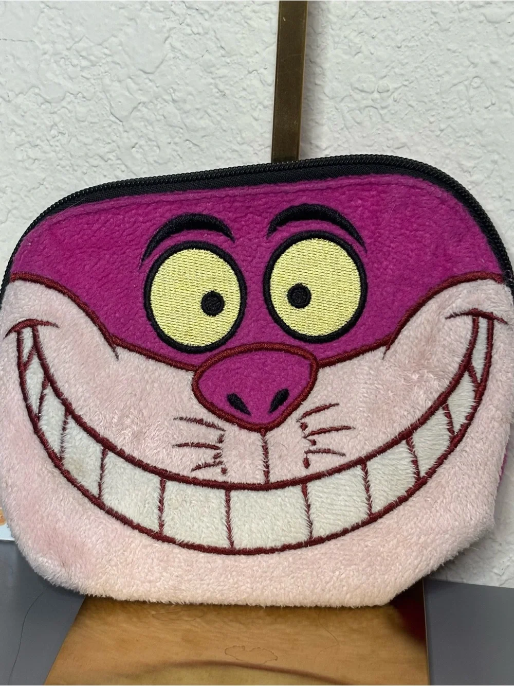 Disney Loungefly Cheshire Cat Face Cosmetic Bag
